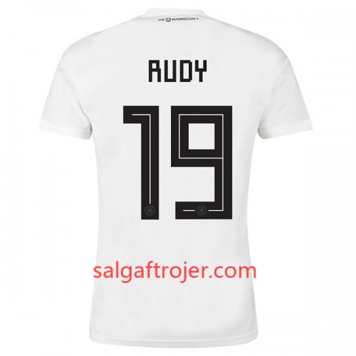 Tyskland Fodboldtrøjer Rudy 19 Hjemmebanesæt VM 2018 Tyskland Fodboldtrøjer Rudy 19 Hjemmebanesæt VM 2018